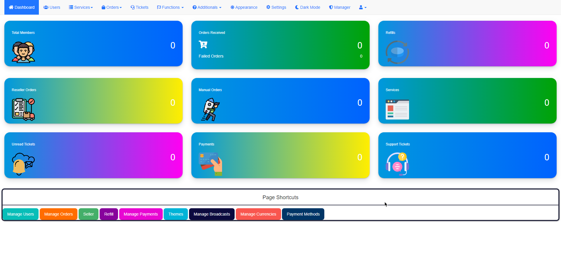 Admin Dashboard